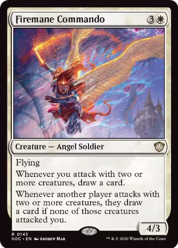 Firemane Commando (145), Commander: Secrets of Strixhaven — Magic card price