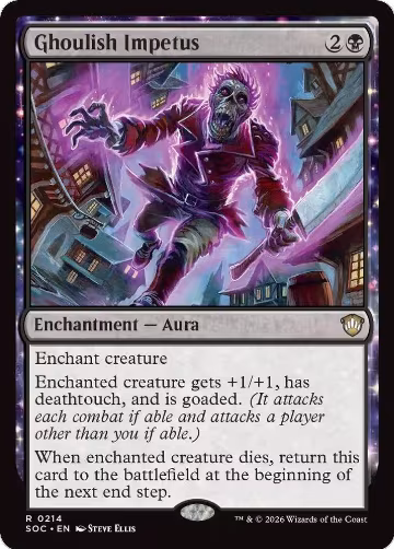Ghoulish Impetus (214), Commander: Secrets of Strixhaven — Magic card price