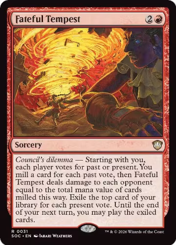 Fateful Tempest (31), Commander: Secrets of Strixhaven — Magic card price