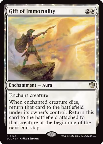 Gift of Immortality (147), Commander: Secrets of Strixhaven — Magic card price