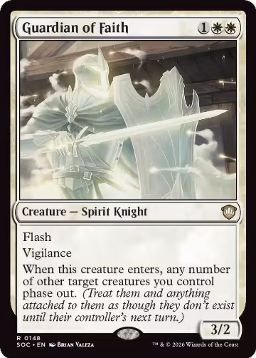 Guardian of Faith (148), Commander: Secrets of Strixhaven — Magic card price