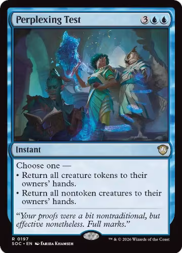 Perplexing Test (197), Commander: Secrets of Strixhaven — Magic card price