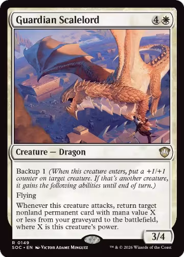 Guardian Scalelord (149), Commander: Secrets of Strixhaven — Magic card price