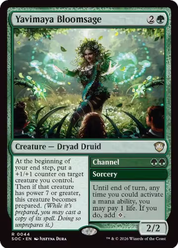 Yavimaya Bloomsage (44), Commander: Secrets of Strixhaven — Magic card price