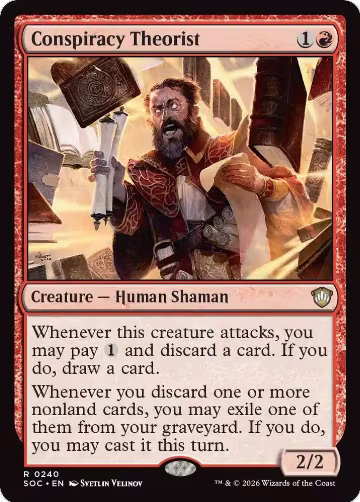 Conspiracy Theorist (240), Commander: Secrets of Strixhaven — Magic card price