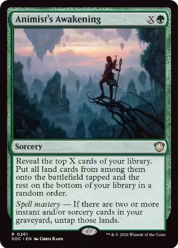 Animist's Awakening (261), Commander: Secrets of Strixhaven — Magic card price