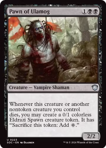 Pawn of Ulamog (223), Commander: Secrets of Strixhaven — Magic card price