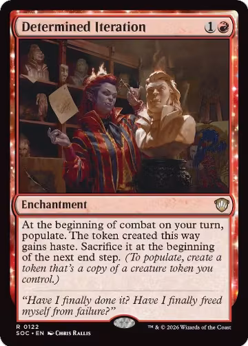 Determined Iteration (122), Commander: Secrets of Strixhaven — Magic card price