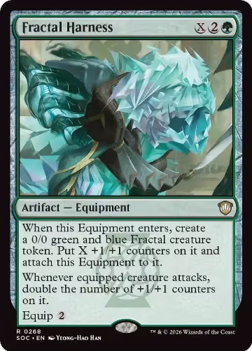 Fractal Harness (268), Commander: Secrets of Strixhaven — Magic card price