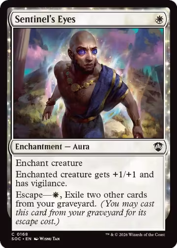 Sentinel's Eyes (168), Commander: Secrets of Strixhaven — Magic card price
