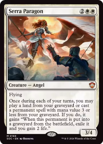Serra Paragon (169), Commander: Secrets of Strixhaven — Magic card price
