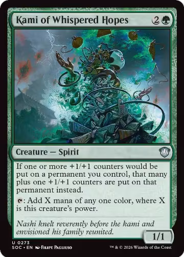 Kami of Whispered Hopes (273), Commander: Secrets of Strixhaven — Magic card price