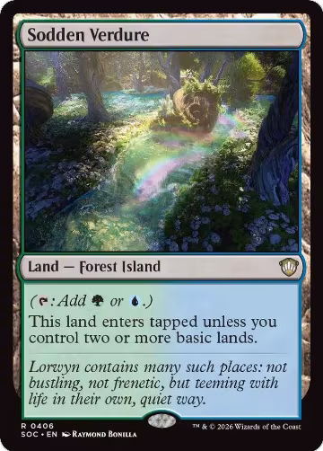 Sodden Verdure (406), Commander: Secrets of Strixhaven — Magic card price