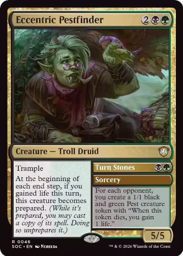 Eccentric Pestfinder (46), Commander: Secrets of Strixhaven — Magic card price