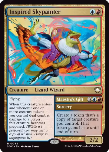 Inspired Skypainter (48), Commander: Secrets of Strixhaven — Magic card price