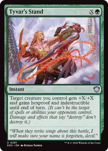 Tyvar's Stand (291), Commander: Secrets of Strixhaven — Magic card price
