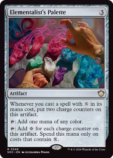 Elementalist's Palette (346), Commander: Secrets of Strixhaven — Magic card price