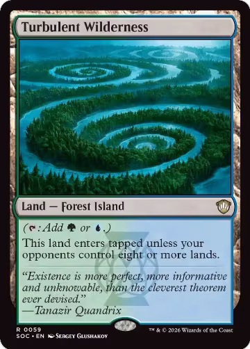 Turbulent Wilderness (59), Commander: Secrets of Strixhaven — Magic card price