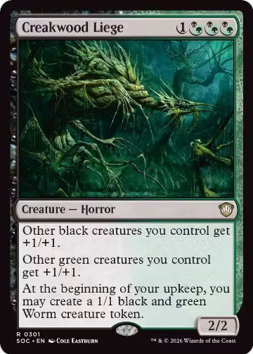 Creakwood Liege (301), Commander: Secrets of Strixhaven — Magic card price