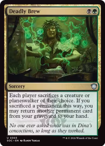 Deadly Brew (303), Commander: Secrets of Strixhaven — Magic card price