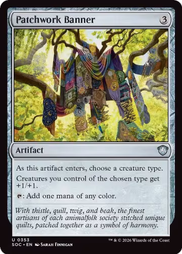 Patchwork Banner (353), Commander: Secrets of Strixhaven — Magic card price