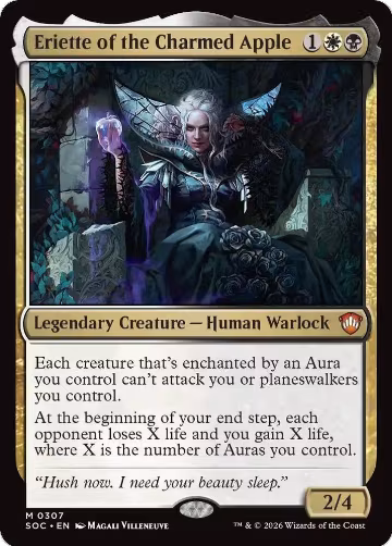 Eriette of the Charmed Apple (307), Commander: Secrets of Strixhaven — Magic card price