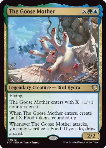 The Goose Mother (312), Commander: Secrets of Strixhaven — Magic card price