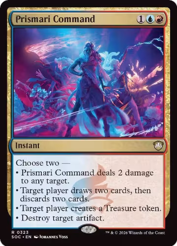 Prismari Command (323), Commander: Secrets of Strixhaven — Magic card price