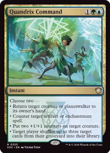 Quandrix Command (325), Commander: Secrets of Strixhaven — Magic card price