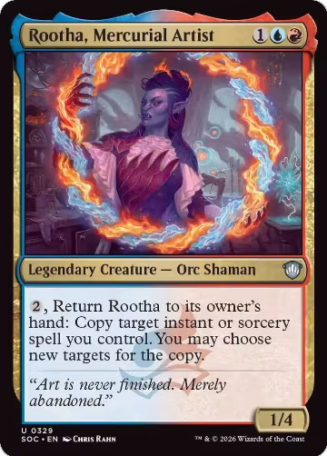 Rootha, Mercurial Artist (329), Commander: Secrets of Strixhaven — Magic card price