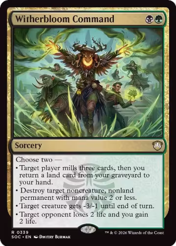 Witherbloom Command (339), Commander: Secrets of Strixhaven — Magic card price