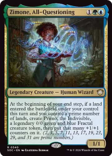 Zimone, All-Questioning (340), Commander: Secrets of Strixhaven — Magic card price