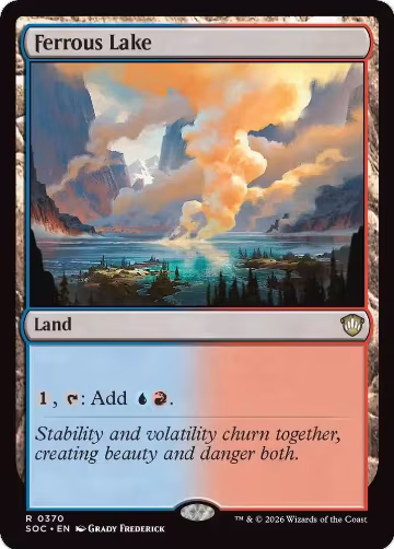 Ferrous Lake (370), Commander: Secrets of Strixhaven — Magic card price