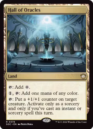 Hall of Oracles (378), Commander: Secrets of Strixhaven — Magic card price