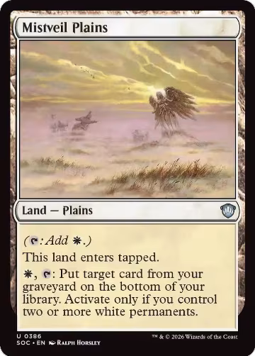 Mistveil Plains (386), Commander: Secrets of Strixhaven — Magic card price