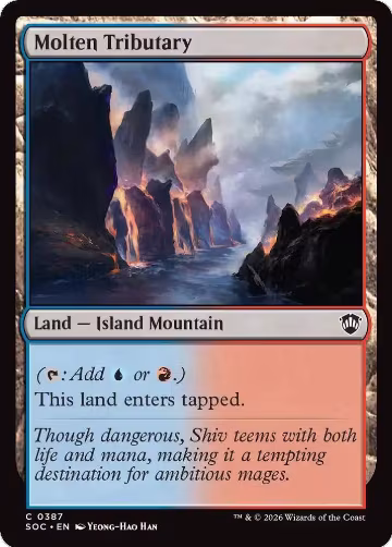 Molten Tributary (387), Commander: Secrets of Strixhaven — Magic card price