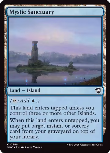 Mystic Sanctuary (388), Commander: Secrets of Strixhaven — Magic card price