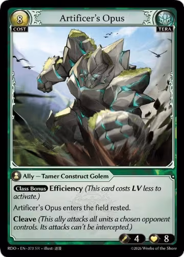 Artificer's Opus (373), Radiant Origins — Grand Archive card price
