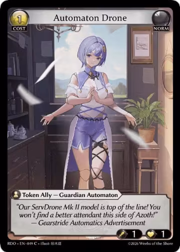 Automaton Drone (049), Radiant Origins — Grand Archive card price