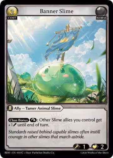 Banner Slime (054), Radiant Origins — Grand Archive card price