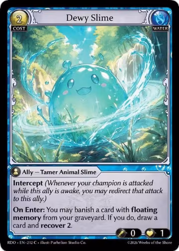 Dewy Slime (212), Radiant Origins — Grand Archive card price