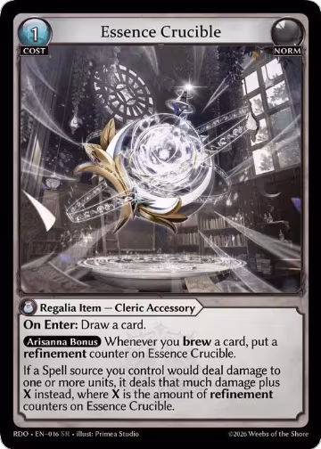 Essence Crucible (016), Radiant Origins — Grand Archive card price