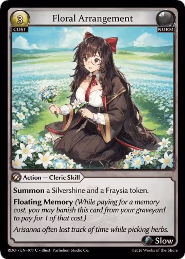 Floral Arrangement (077), Radiant Origins — Grand Archive card price