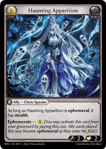 Haunting Apparition (089), Radiant Origins — Grand Archive card price