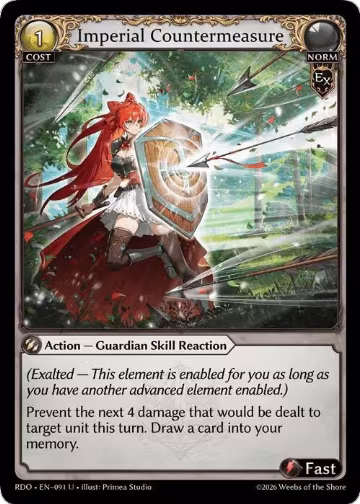 Imperial Countermeasure (091), Radiant Origins — Grand Archive card price