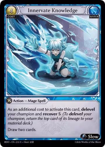 Innervate Knowledge (233), Radiant Origins — Grand Archive card price