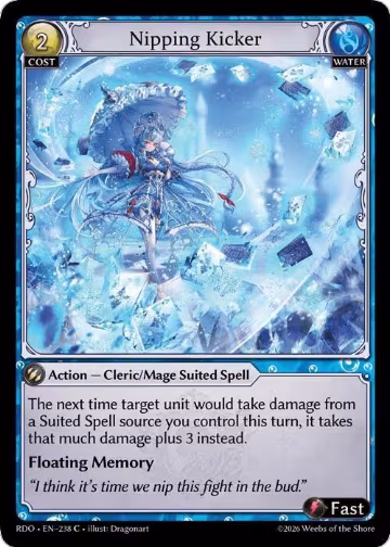 Nipping Kicker (238), Radiant Origins — Grand Archive card price