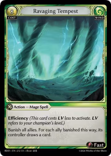 Ravaging Tempest (272), Radiant Origins — Grand Archive card price