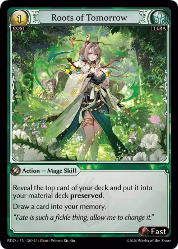 Roots of Tomorrow (389), Radiant Origins — Grand Archive card price