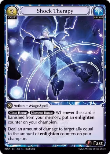 Shock Therapy (306), Radiant Origins — Grand Archive card price